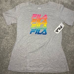 Fila women rainbow t-shirt